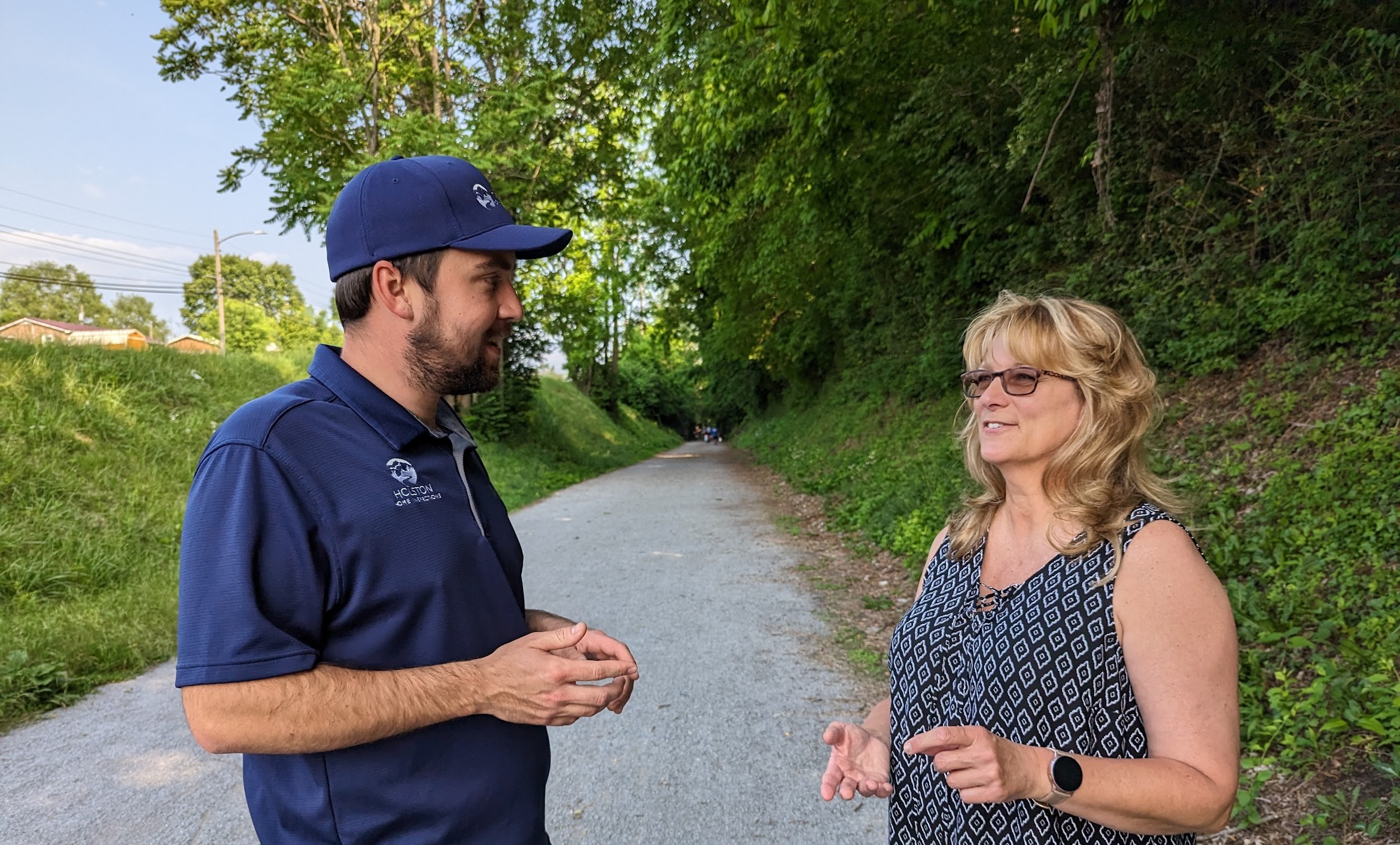 a home inspector talking to a potential homebuyer about the purpose of a home inspection